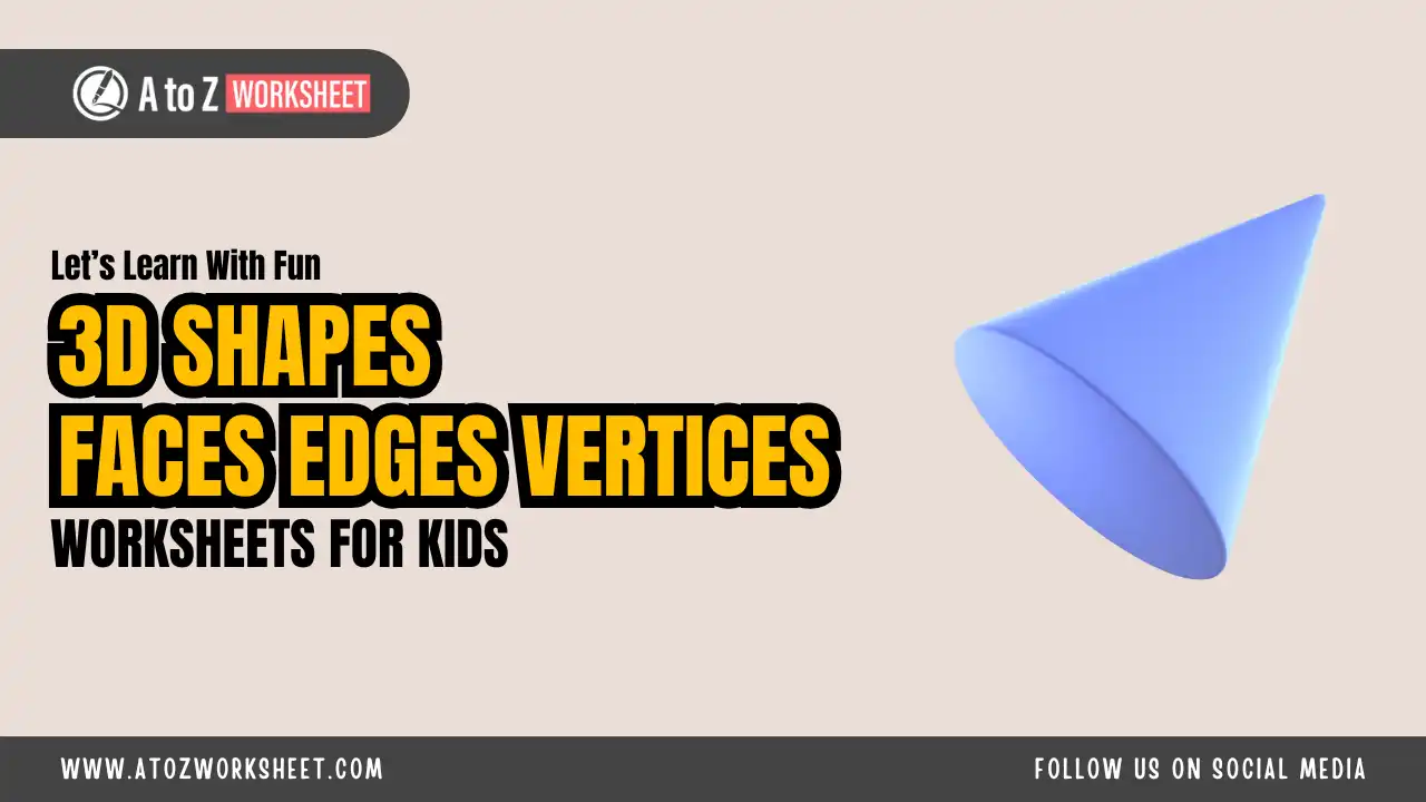 3d shapes faces edges vertices worksheets with answers and free pdf