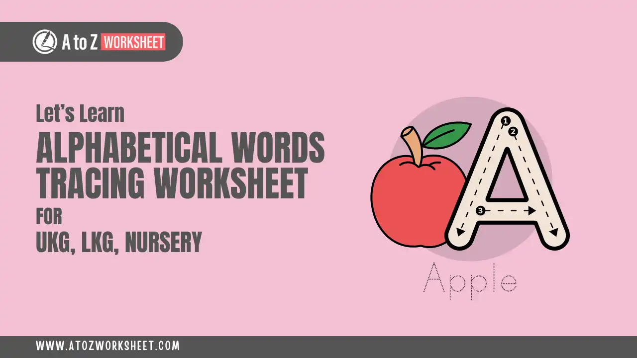 alphabetical words tracing worksheets thumbnail