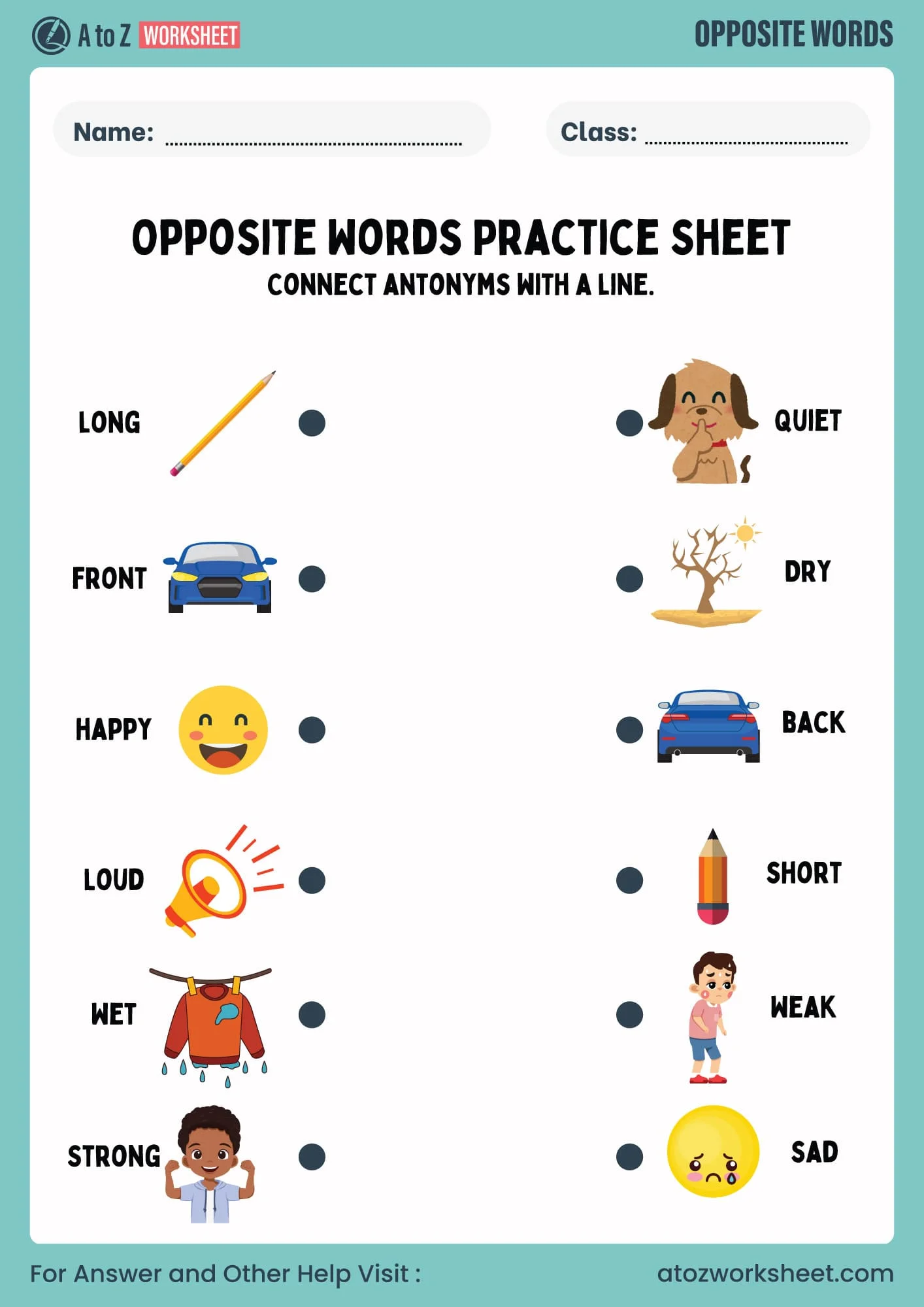 Antonyms Worksheet Free Printable Opposite Words Worksheets For Grade Antonyms Worksheet Free Printable Opposite Words Worksheets For Grade