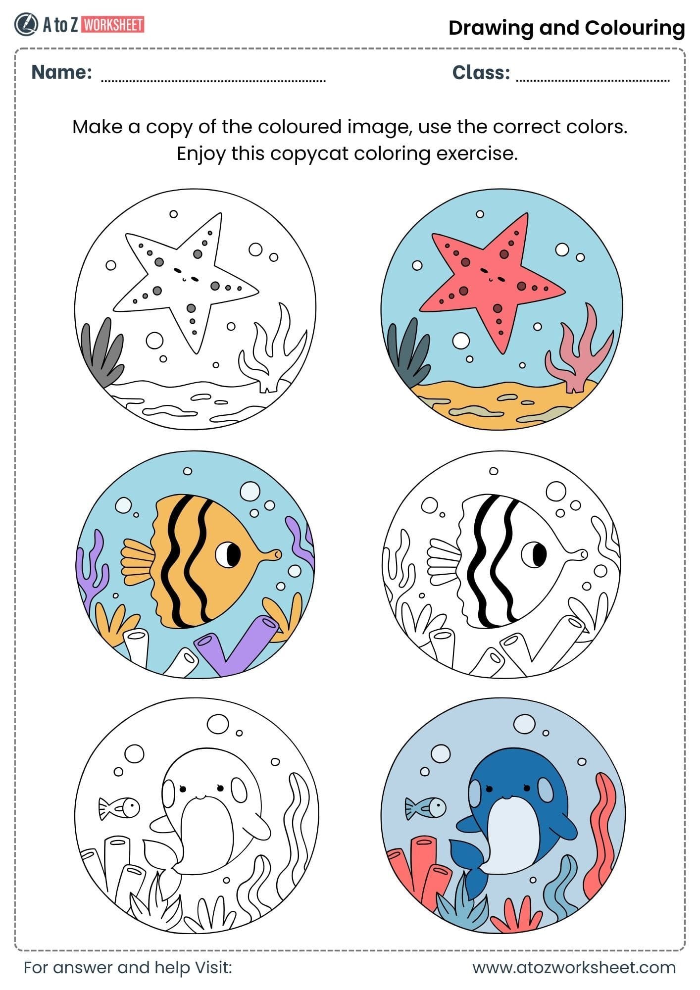 easy copy colors worksheets ukg class 1