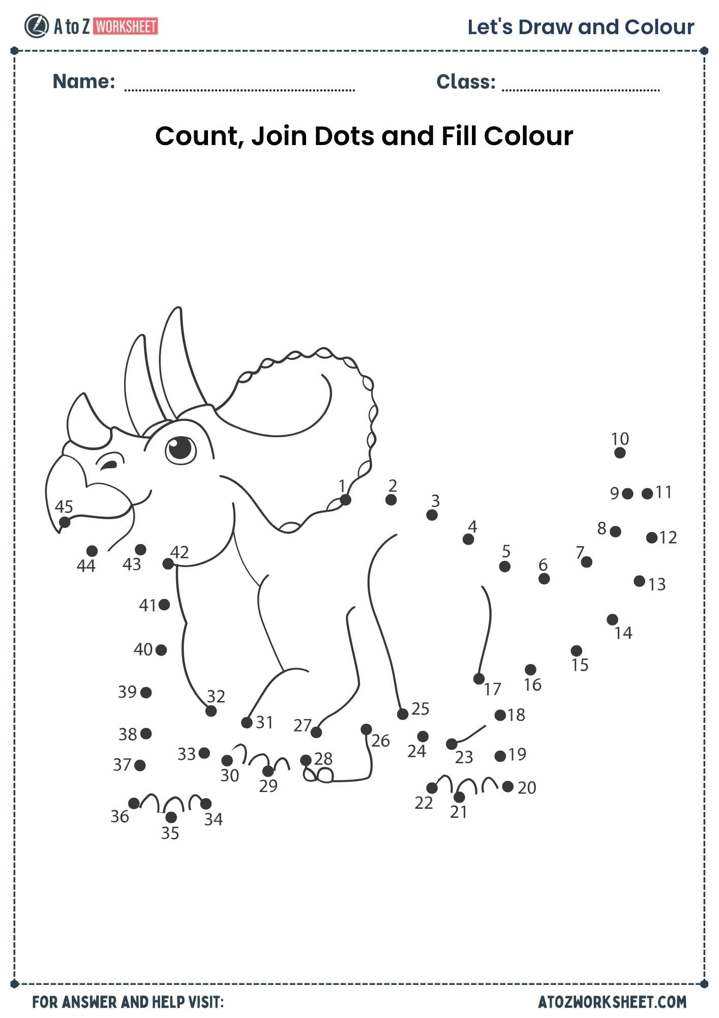 count and color nursery drawing worksheets