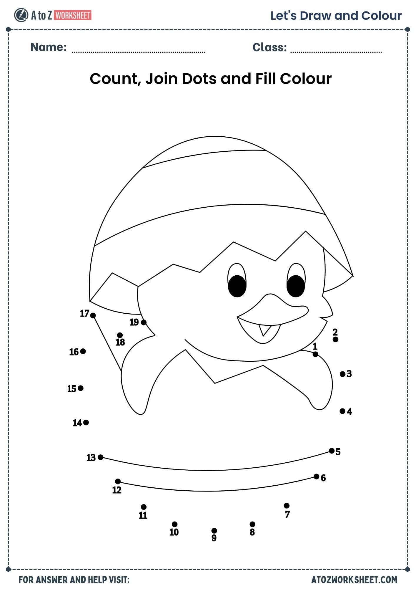 count and color ukg drawing worksheets