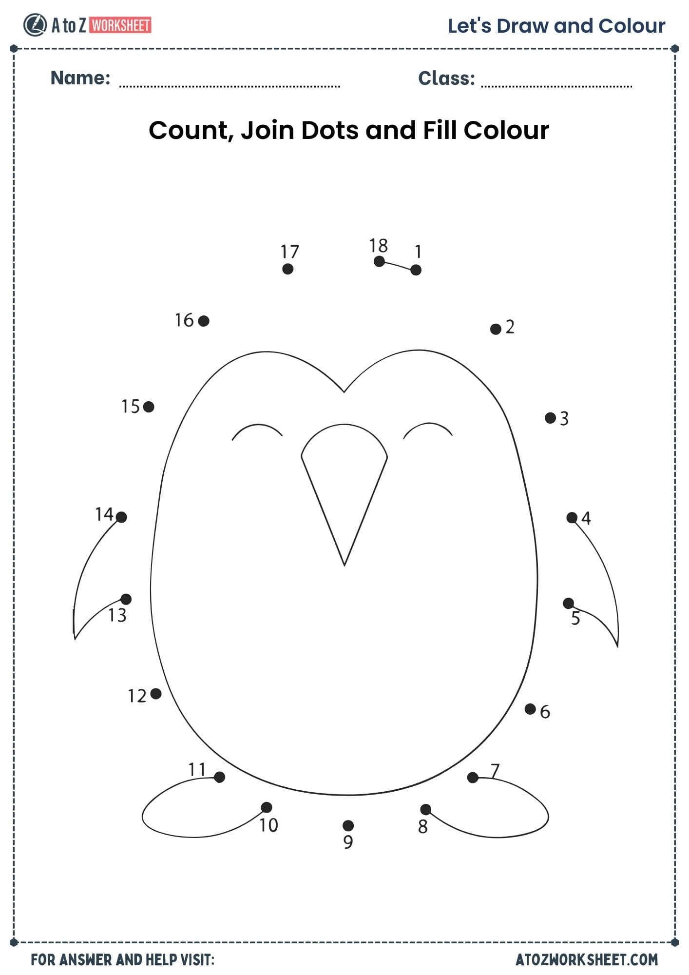 count and color ukg drawing worksheets