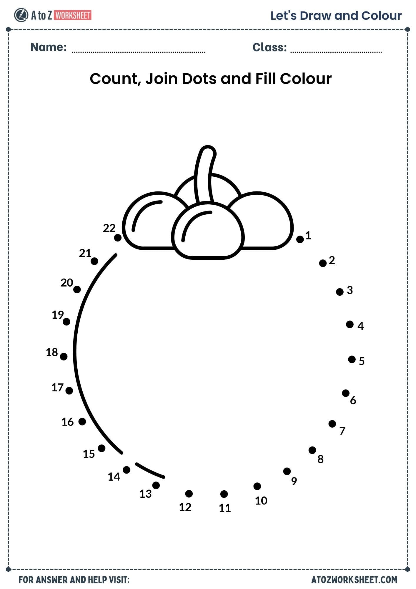 count and color ukg drawing worksheets