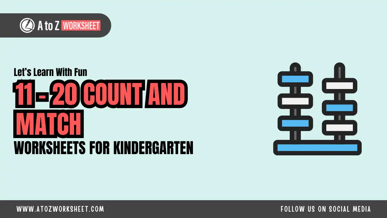 count and match worksheets 11-20