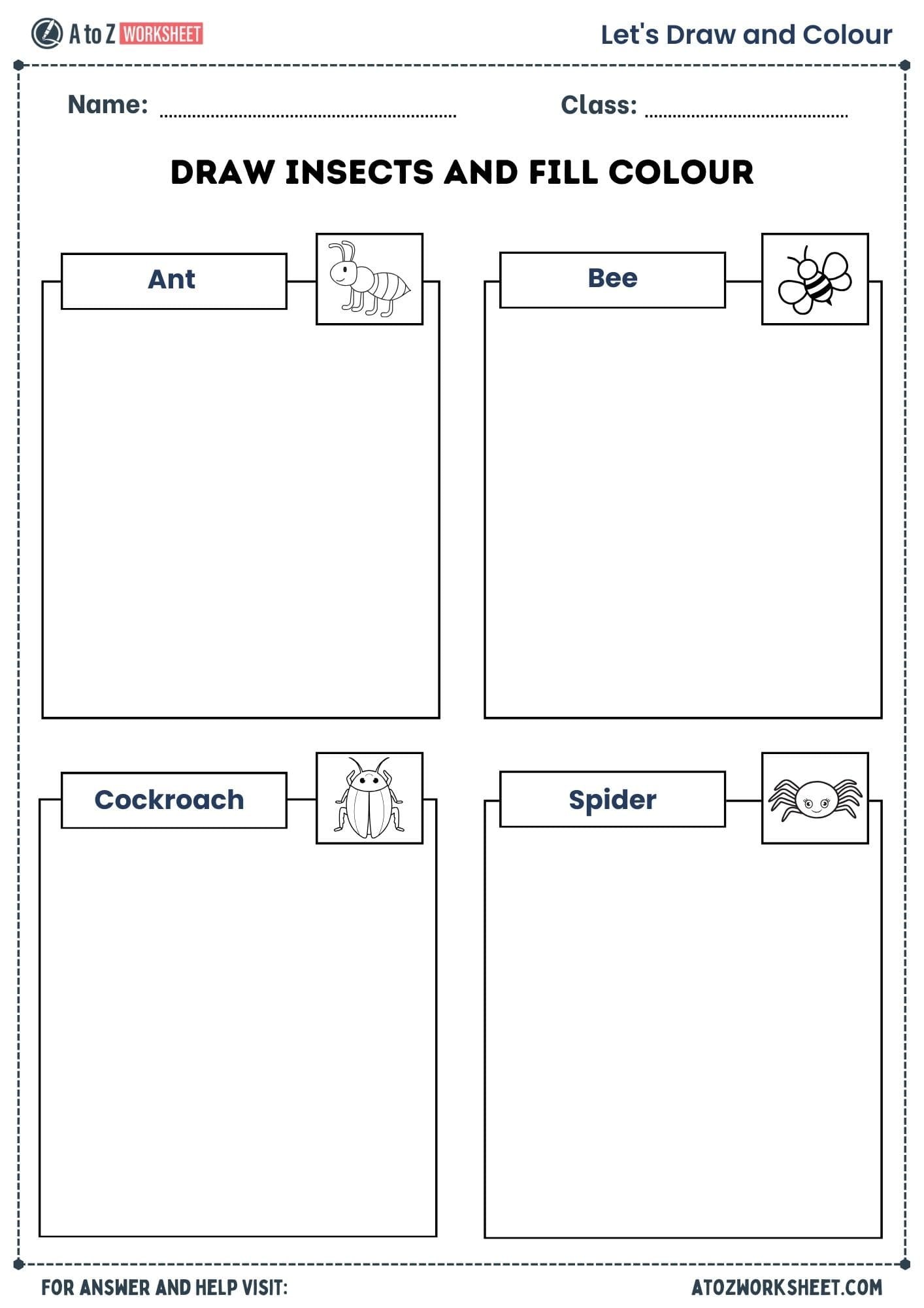 easy nursery drawing worksheets