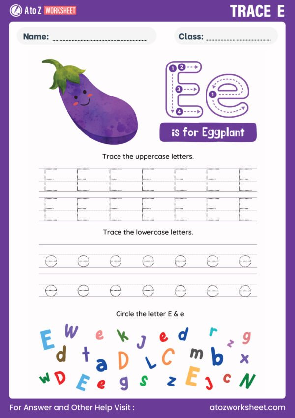 english alphabet tracing worksheet pdf bundle product image- 5