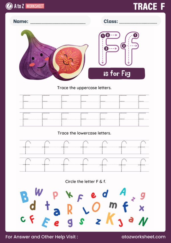 english alphabet tracing worksheet pdf bundle product image- 6