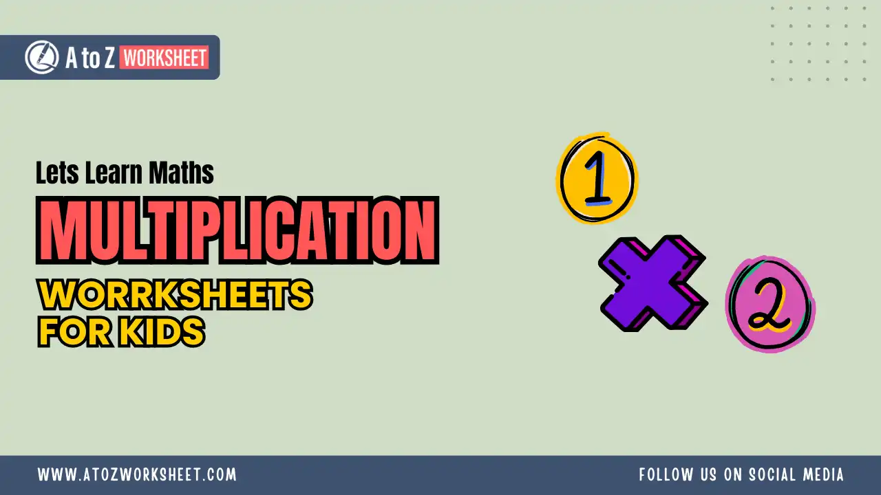 free multiplication worksheets​​ for kids