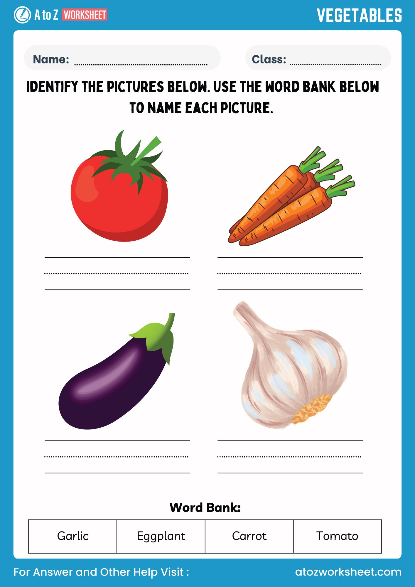 20+ Free Fruits and Vegetables Worksheets 8 Fruits and vegetables name tracing and writing worksheets activity for kids to write neatly.