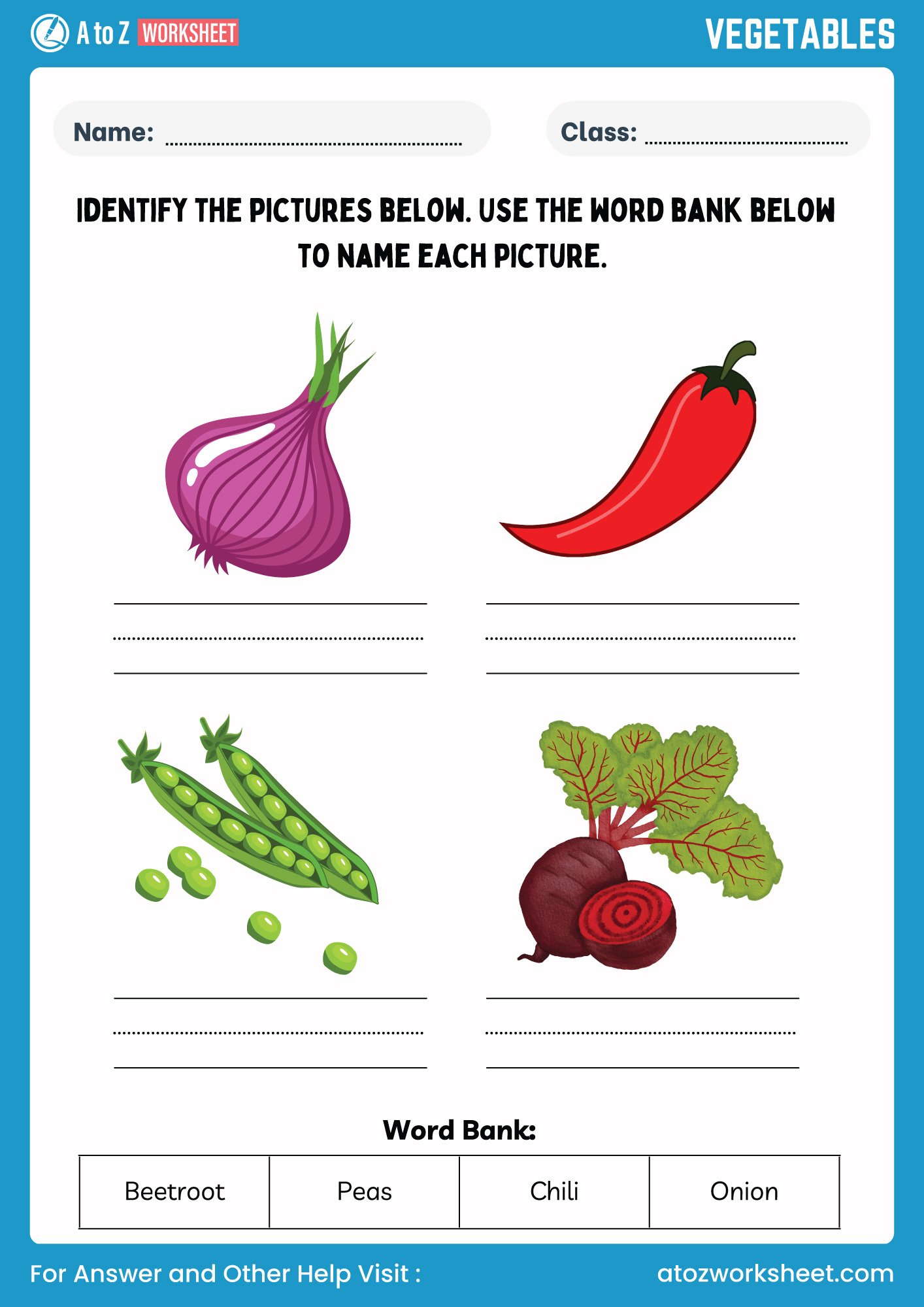 20+ Free Fruits and Vegetables Worksheets 9 Fruits and vegetables name tracing and writing worksheets for class 1 students to write names.