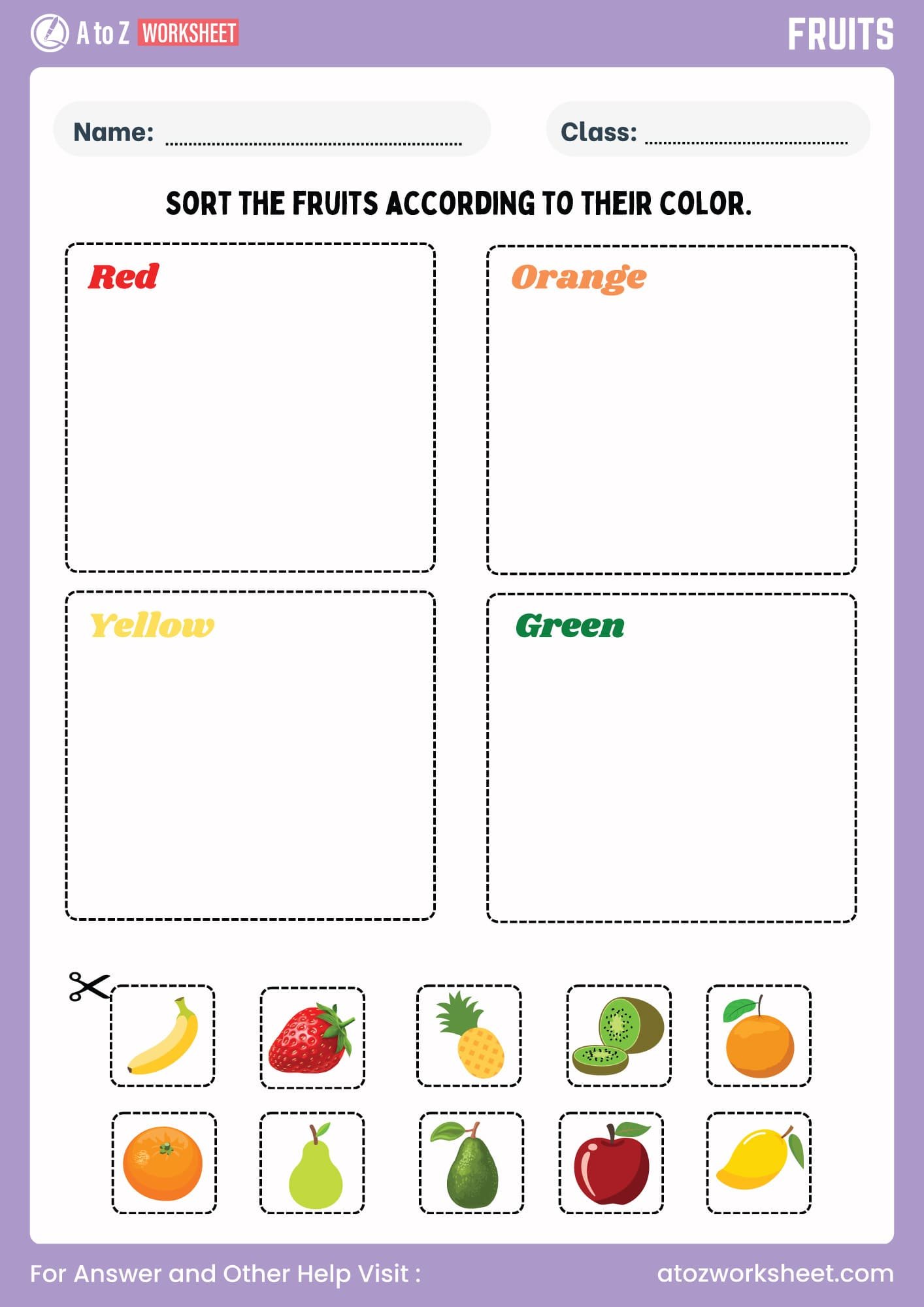 20+ Free Fruits and Vegetables Worksheets 17 fruits and vegetables worksheets different activity practice