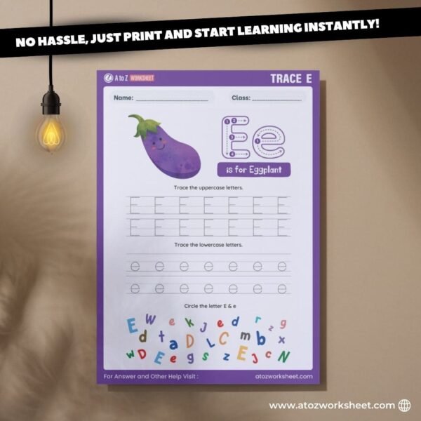 hindi and english worksheets pdf bundle for nursery​, lkg, ukg and class 1 product image- 8