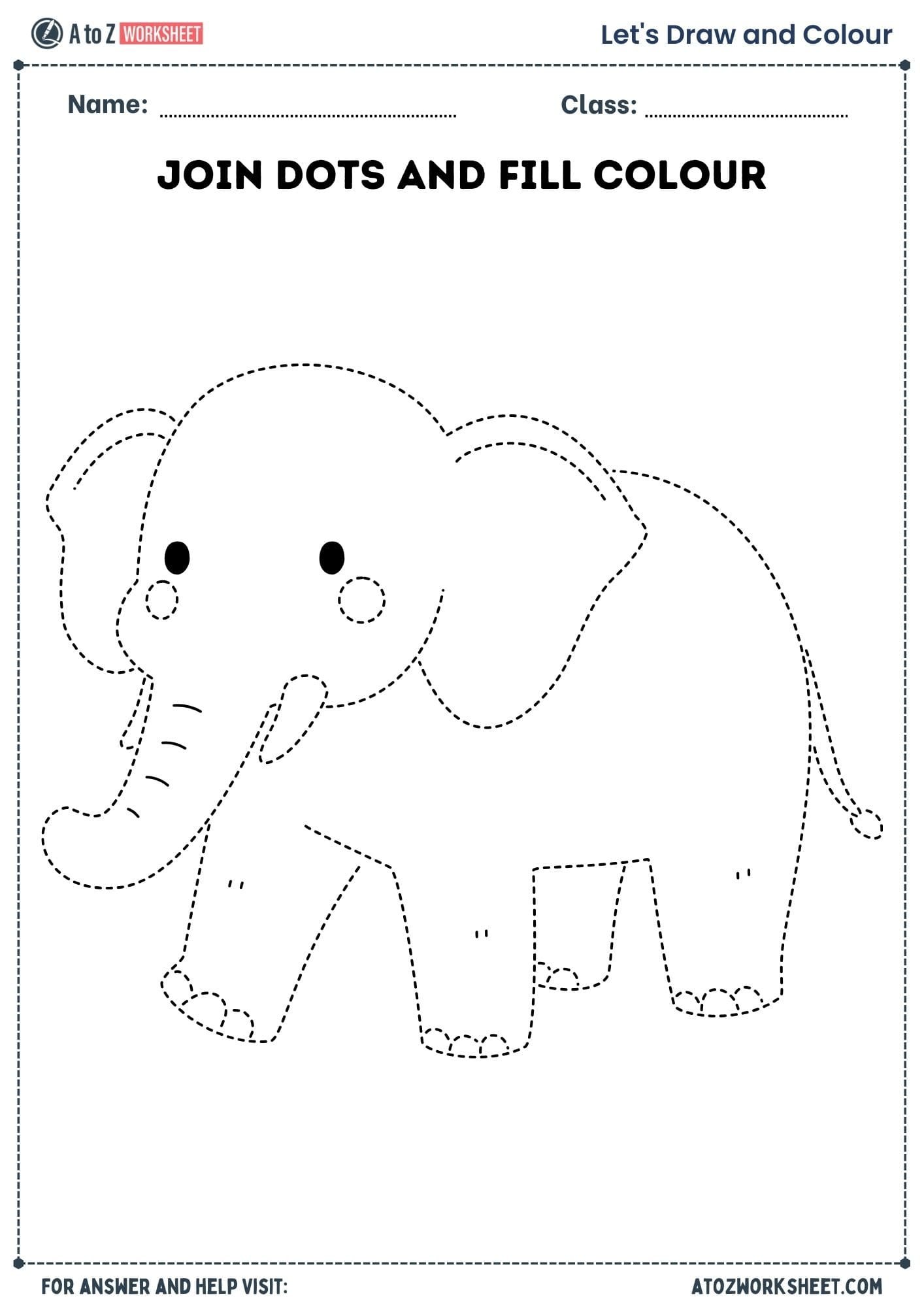 join the dots nursery drawing worksheets