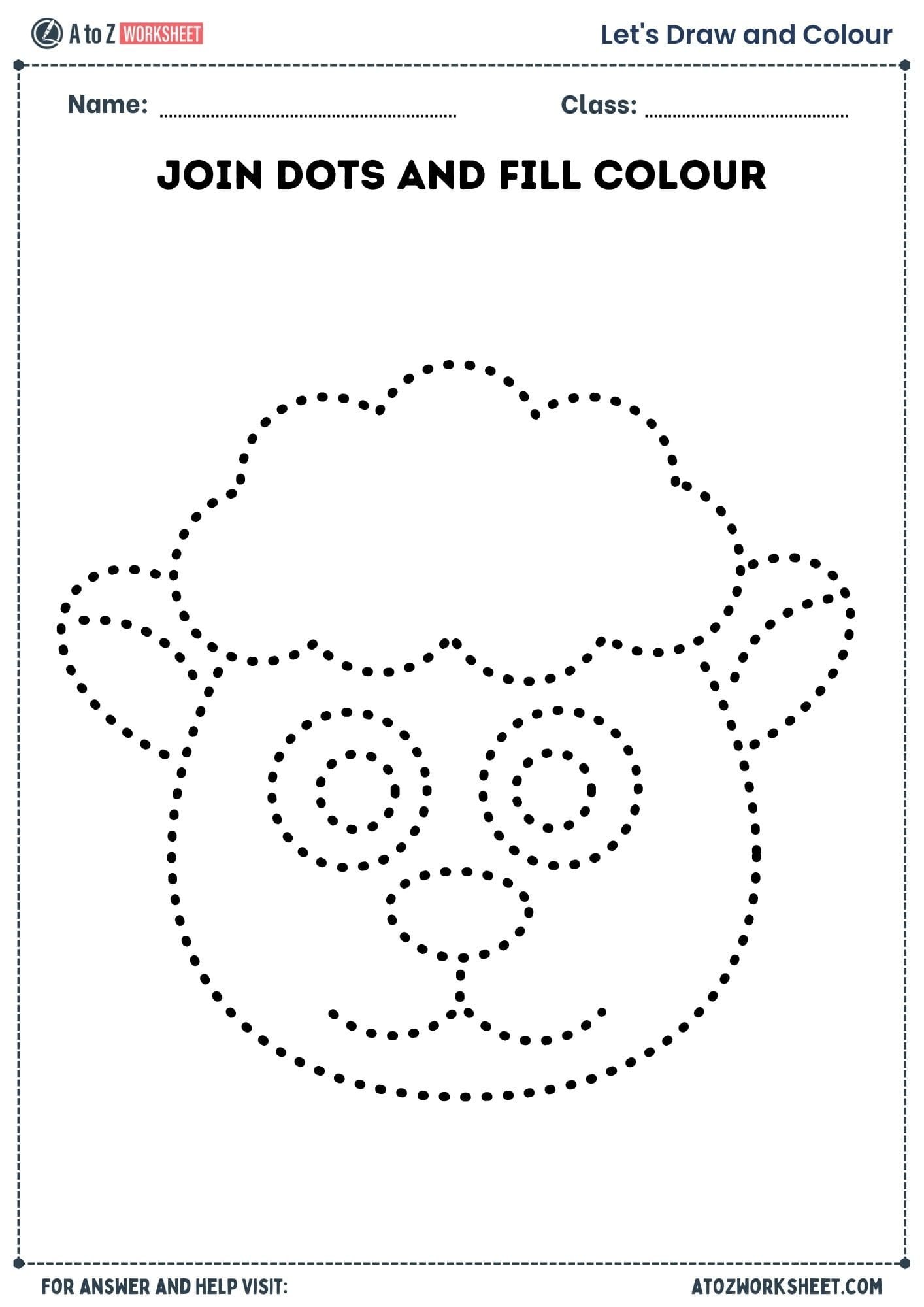 join the dots ukg drawing worksheets for kids