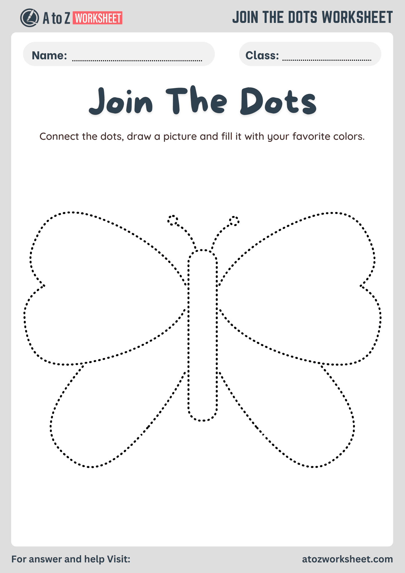 Drawing Worksheet For LKG, UKG, Nursery and Class 1 Kids 8 join the dots worksheets for kids activity