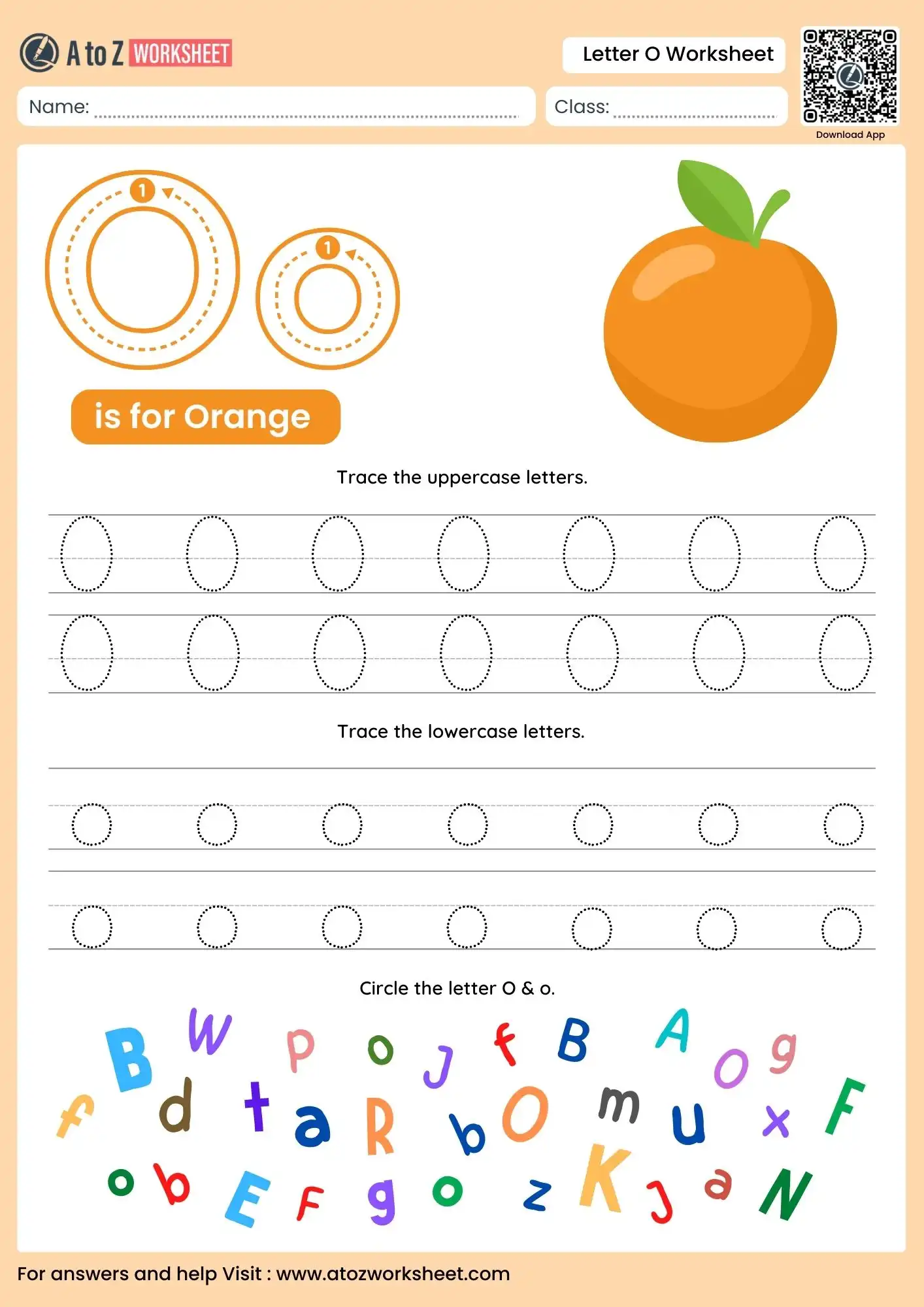 letter o worksheets for kindergarten with an octopus and alphabet search