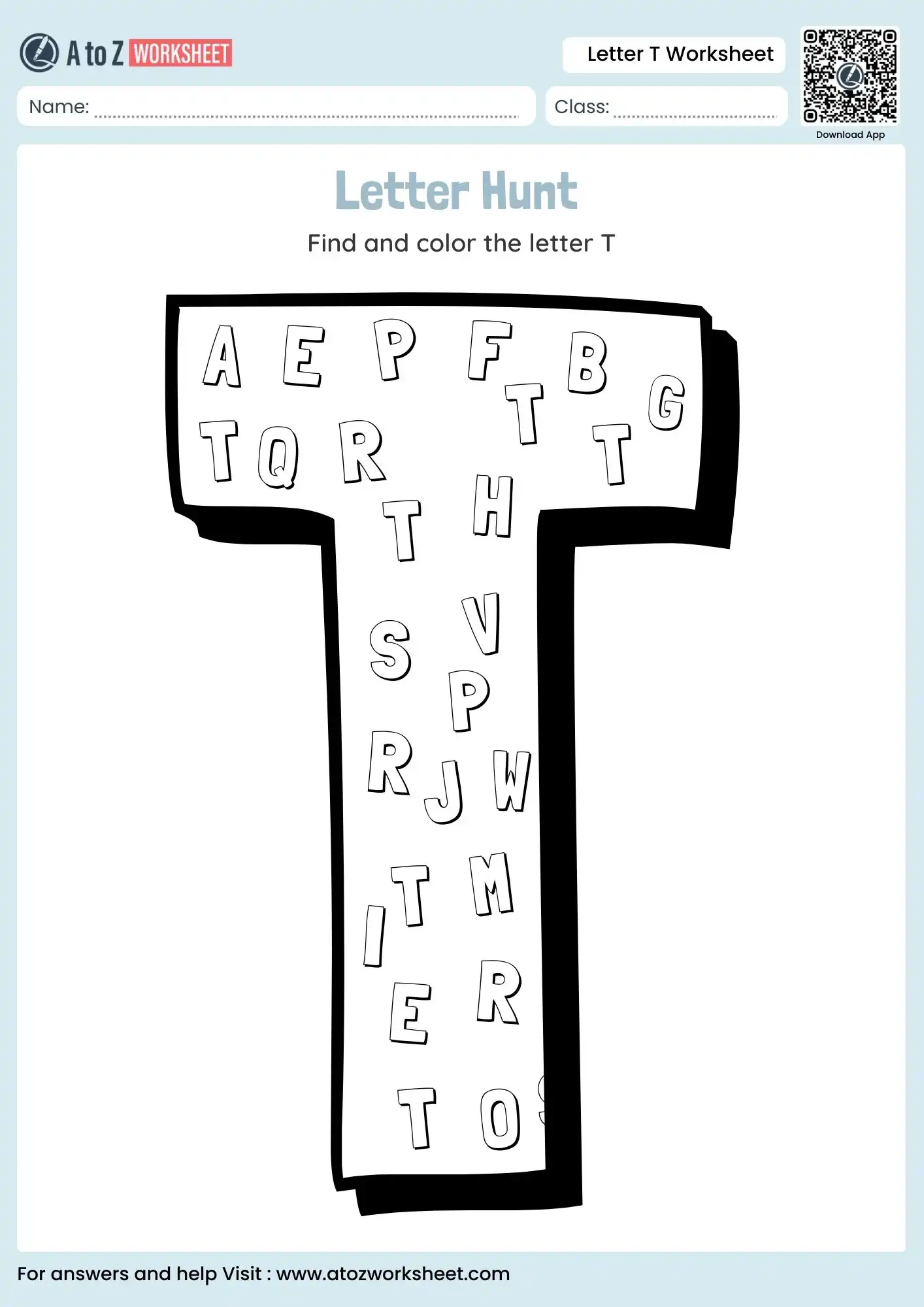 letter t worksheets large scale letter hunt and coloring activity