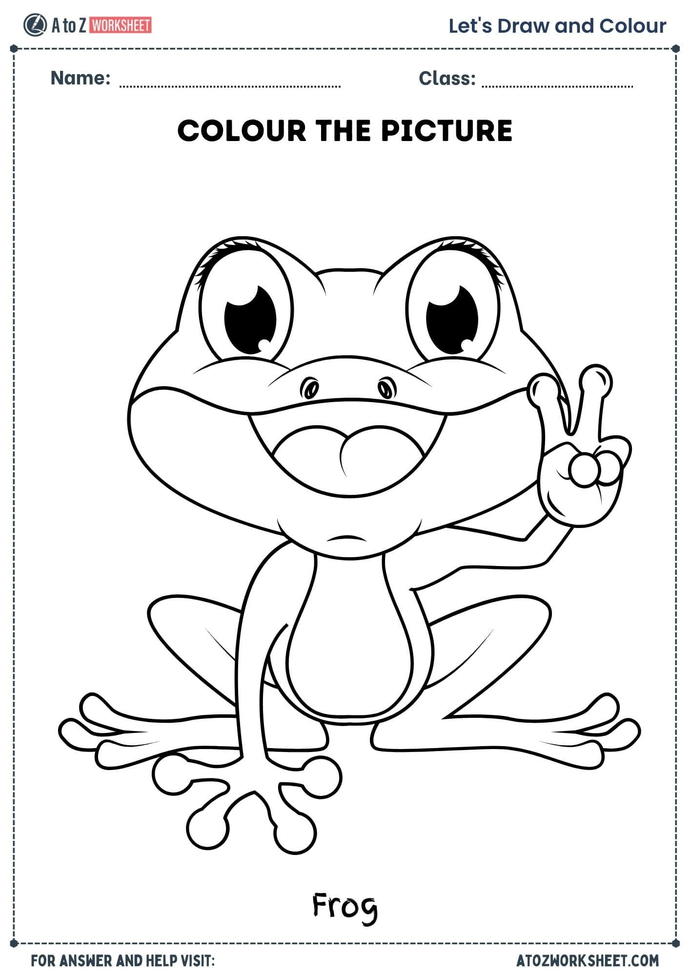 nursery colouring worksheets