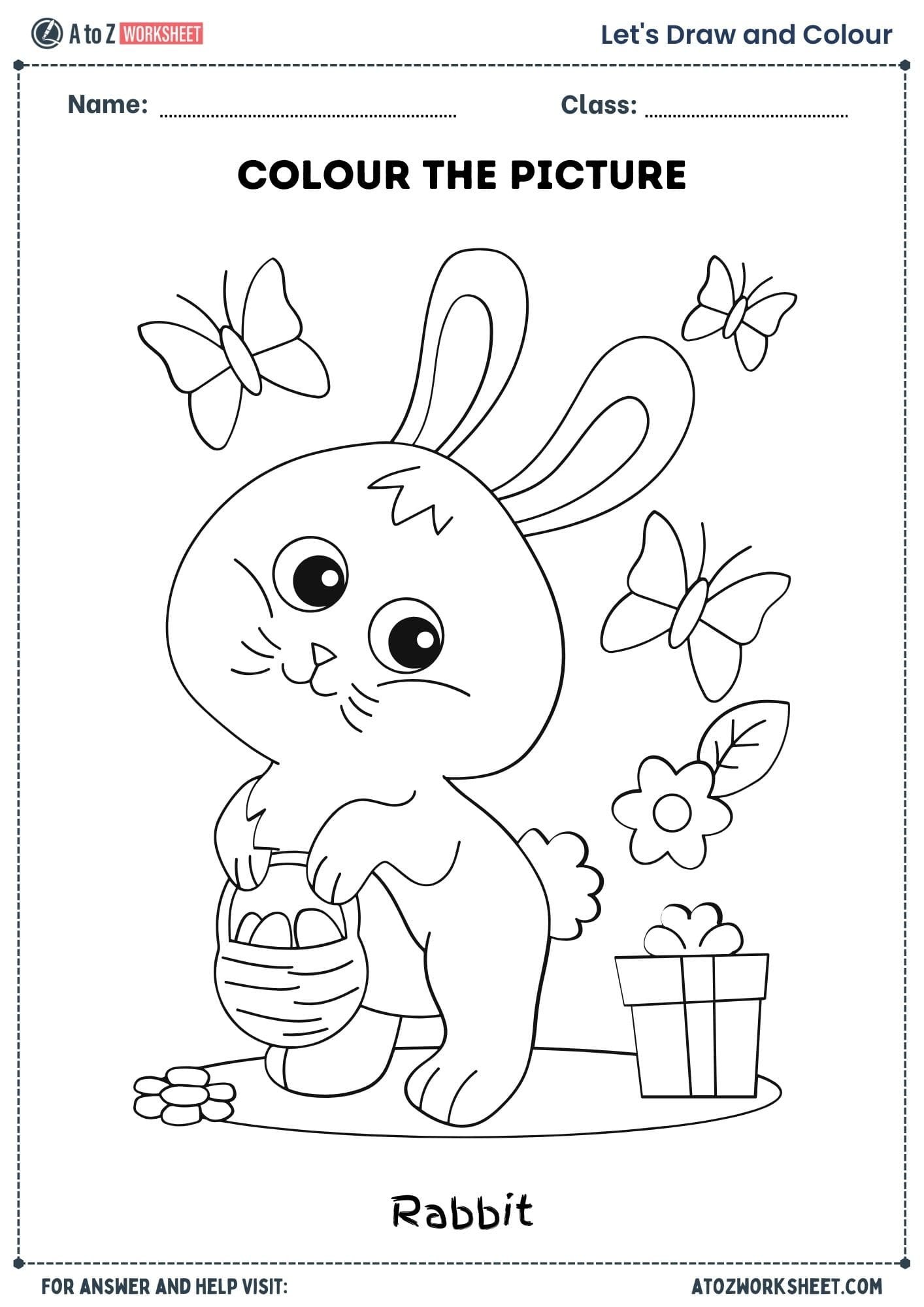 nursery colouring worksheets