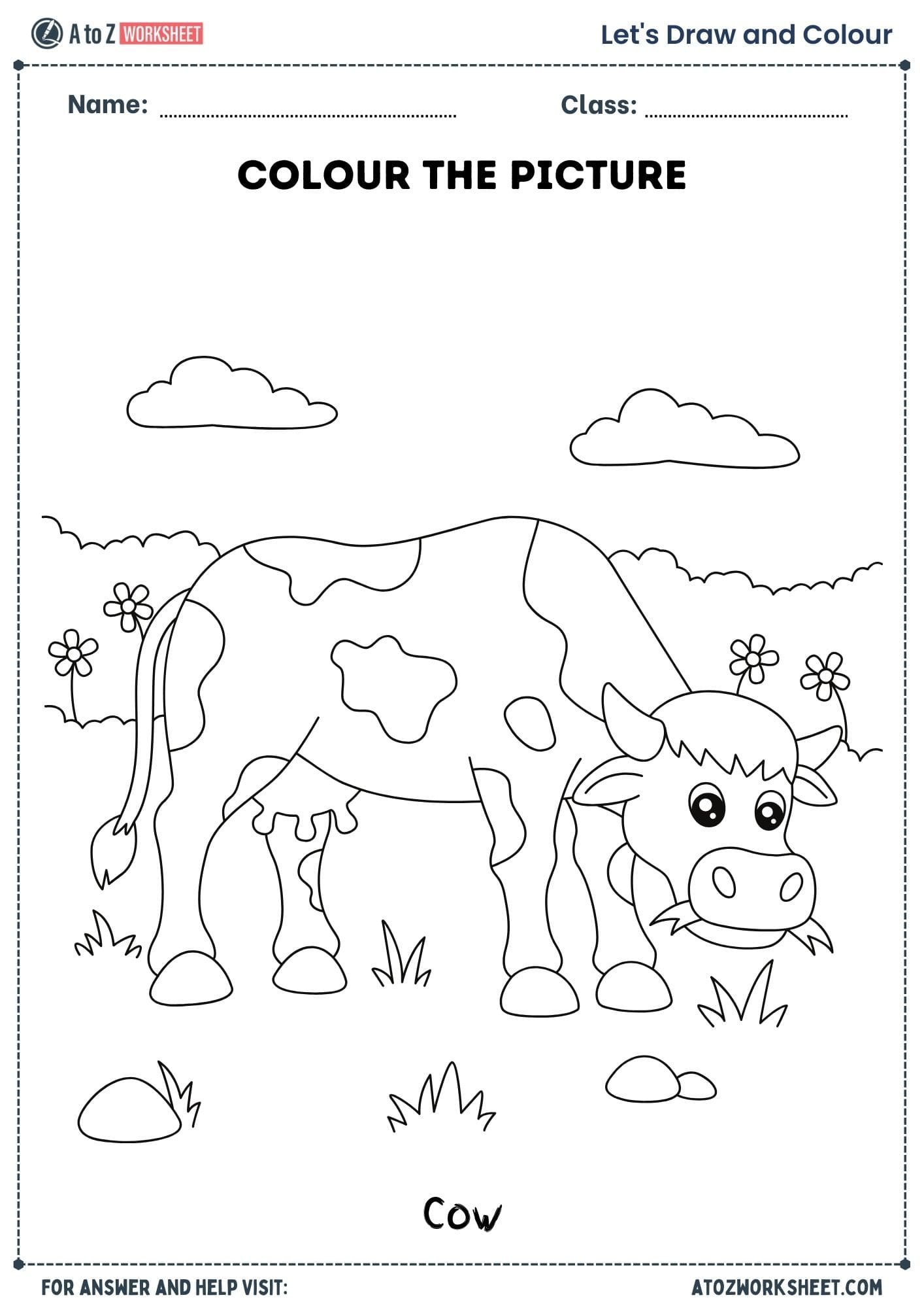 nursery colouring worksheets