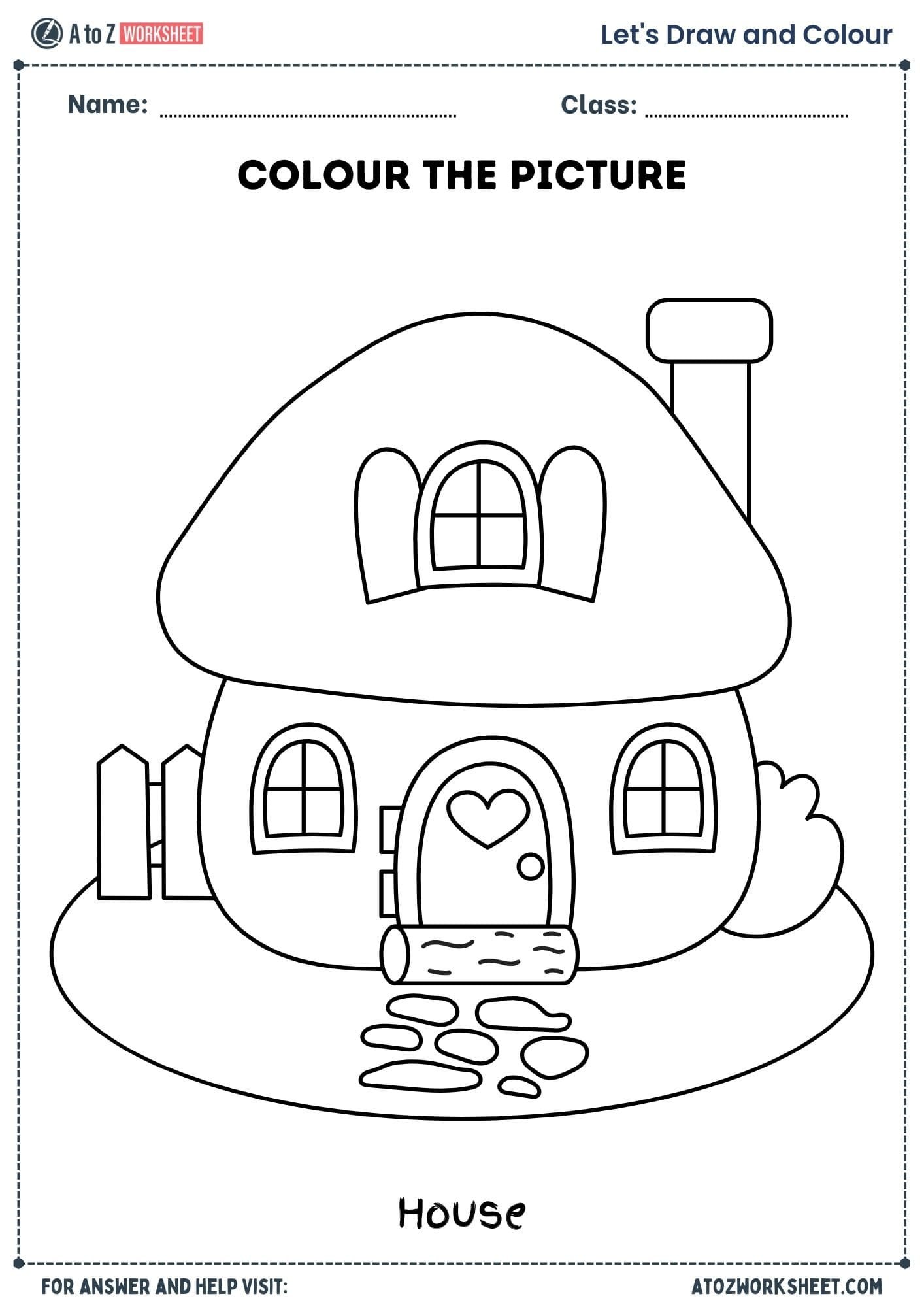 nursery colouring worksheets