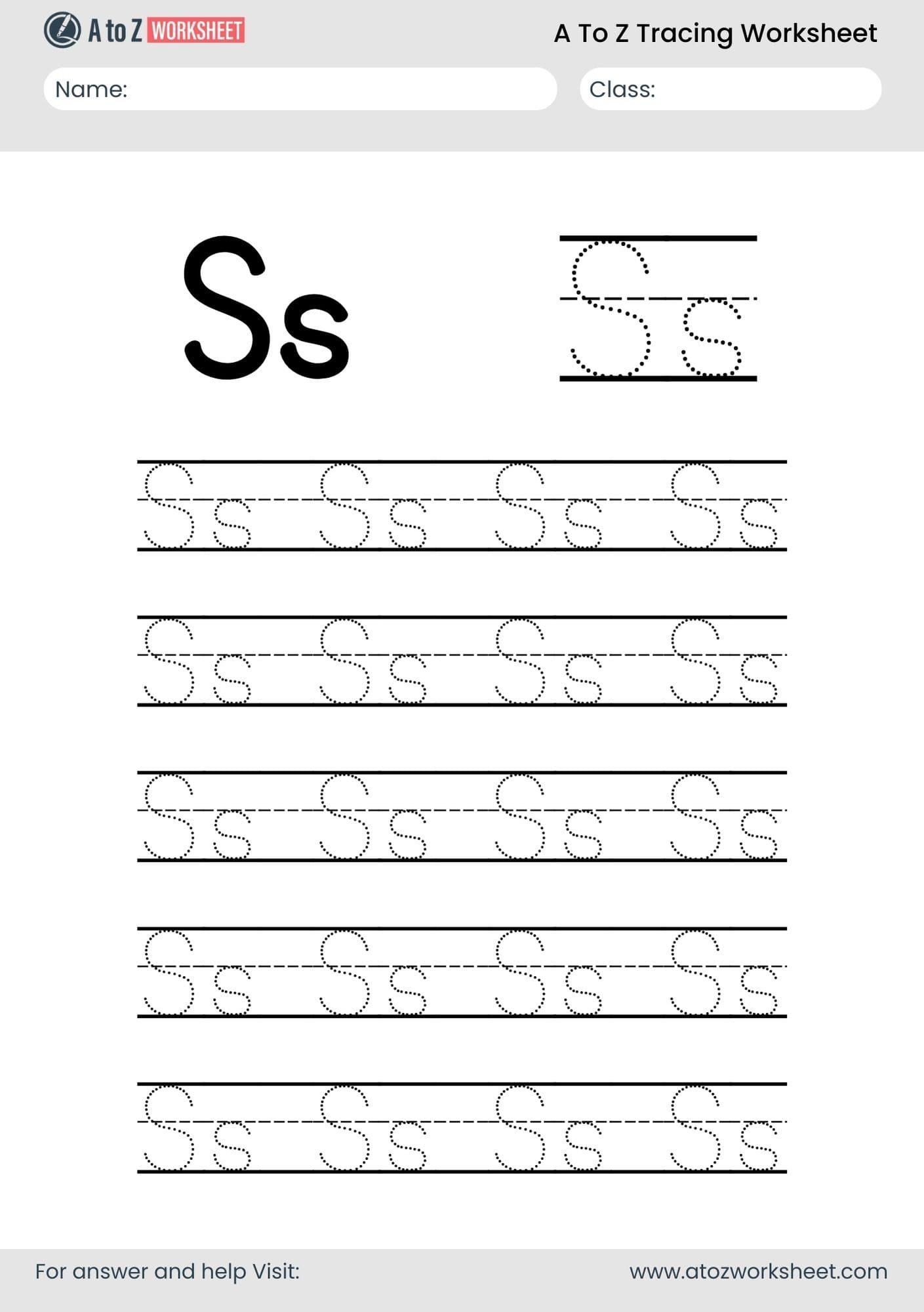 s letter a to z alphabet worksheets pdf