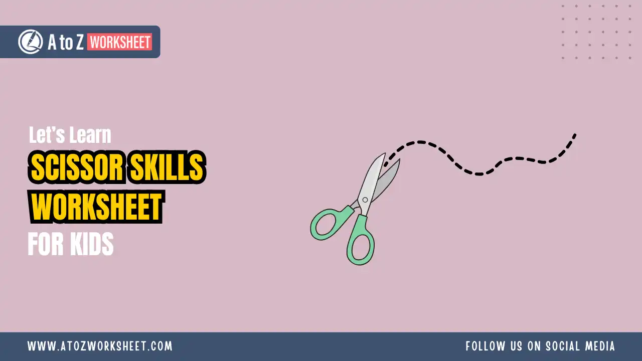 scissor skills worksheets and activity book​