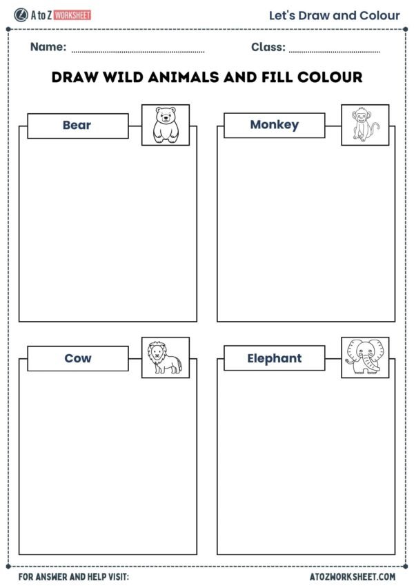 drawing worksheets pdf bundle for ukg lkg nursery kids- product image 5