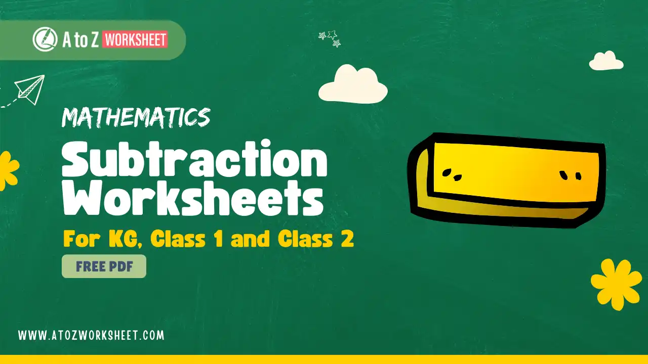 subtraction worksheets for kids