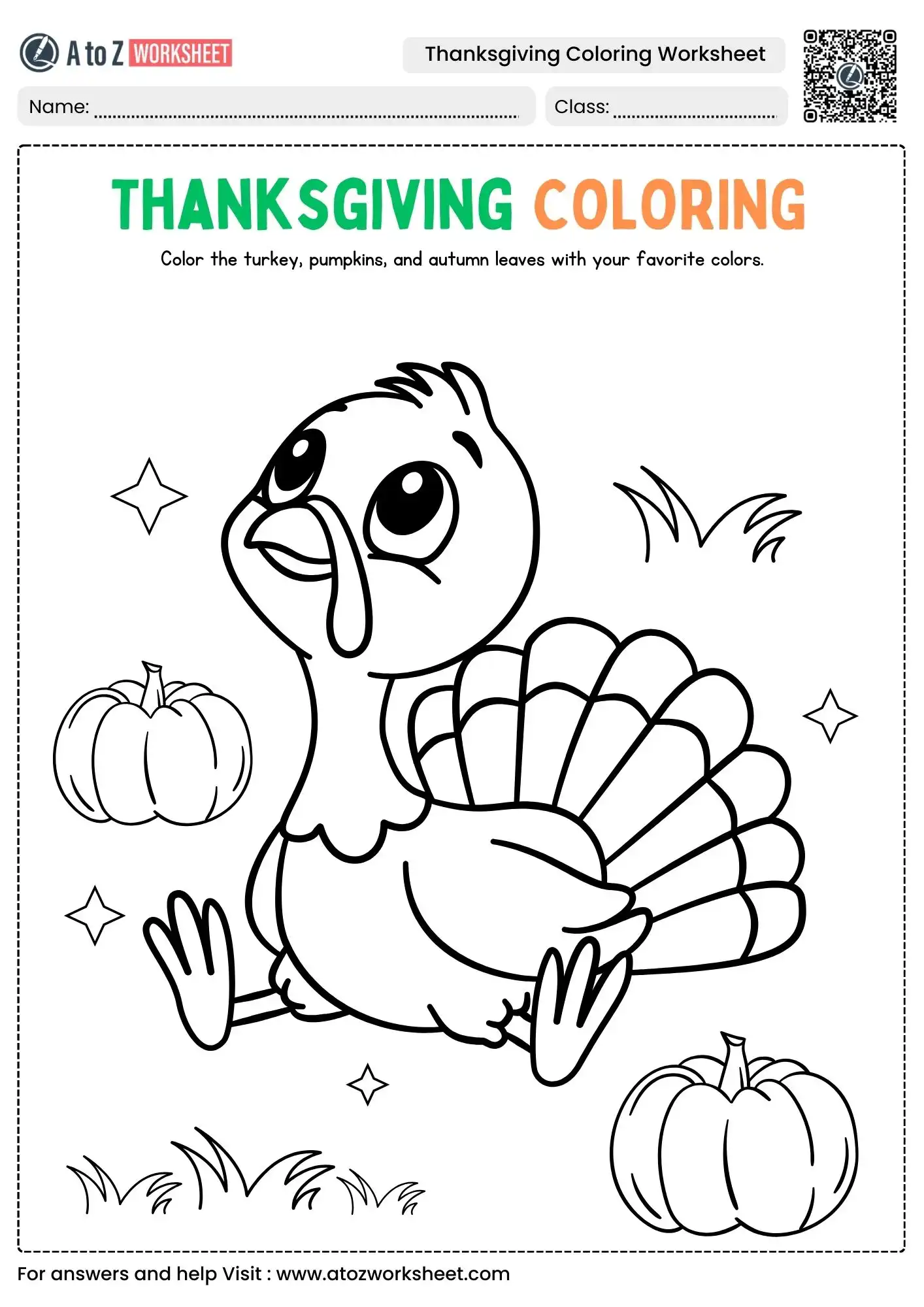 cute baby turkey thanksgiving worksheets coloring for preschool